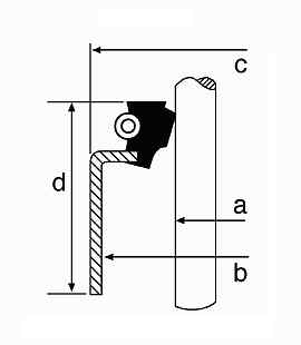 New seal ring valve stem - new, for