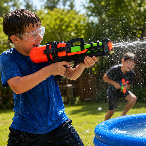 Large water gun pump - gun,