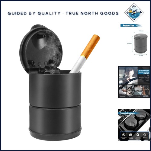 Detachable mini car ashtray - detachable,