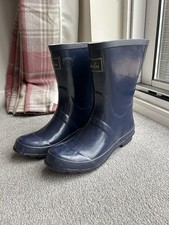 Joules Blue Mid Calf Wellies Size 5
