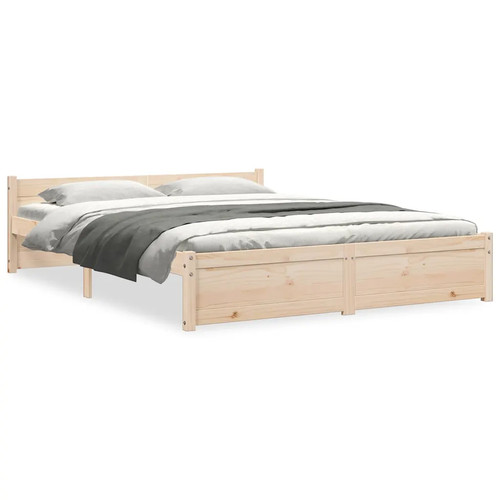 Solid wood bed - wood,