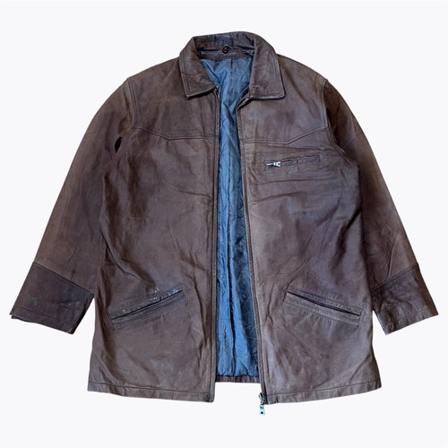 Vintage mens real leather - vintage,