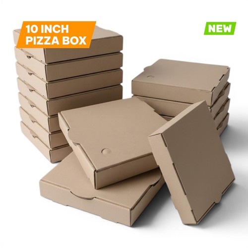 Inch plain pizza boxes - 10,