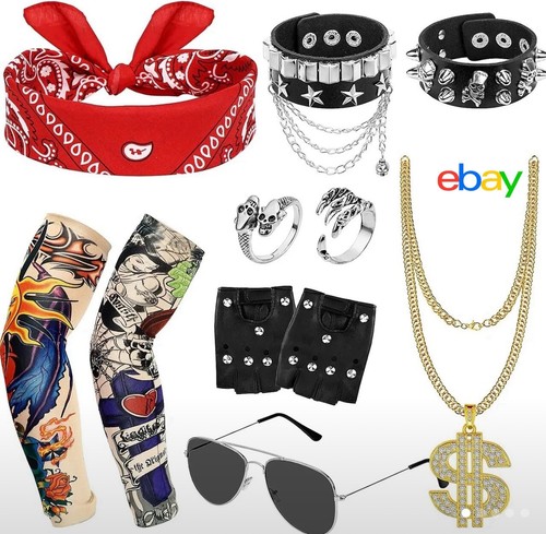 11pcs rockstar punk - punk, gothic