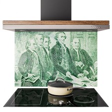Glass splashback kitchen tile - splashback,