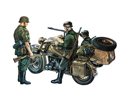 Italeri 315 motorcycle - bmw, r75