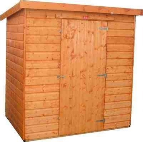 6x4 wooden garden shed pent - 6x4,