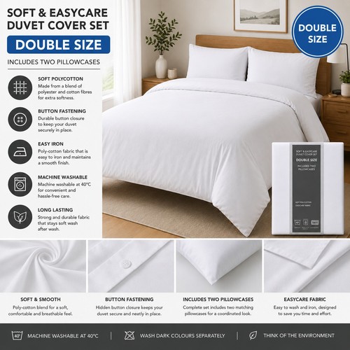 Dunelm double duvet - double, set