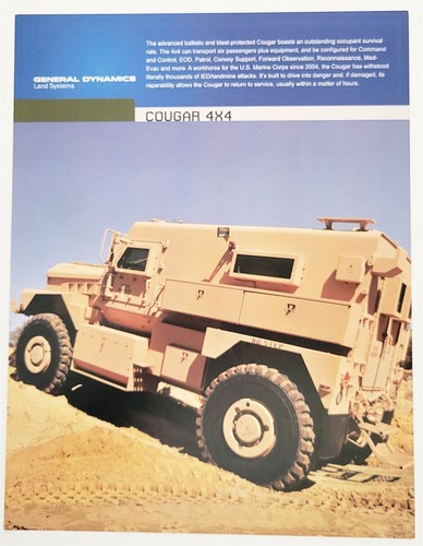 General dynamics cougar - dynamics, 4x4