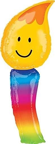 Rainbow birthday candle - birthday,