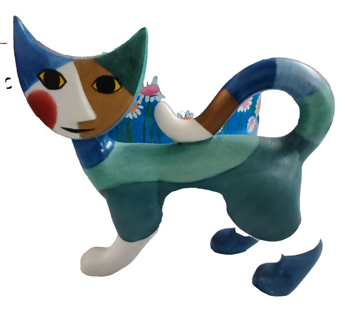 Goebel porcelain cat renata - goebel,
