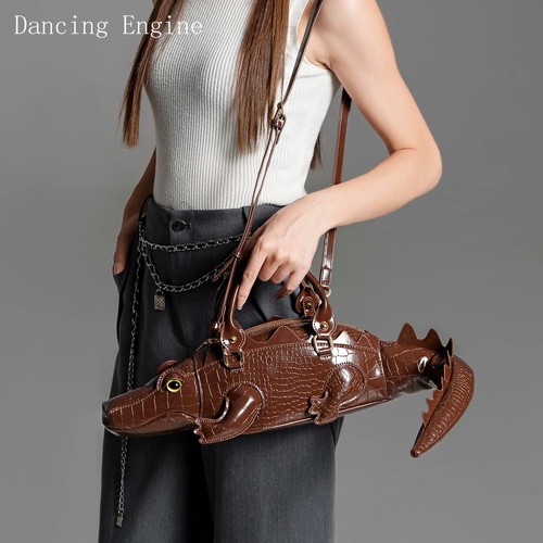 Crocodile shaped shoulder - shaped,