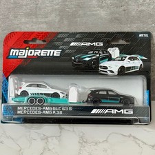 Majorette Mercedes-AMG GLC 63 S with A 35 Diecast Model Car - Deluxe Trailer