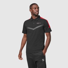 Porsche Motorsport Mens Polo - Black