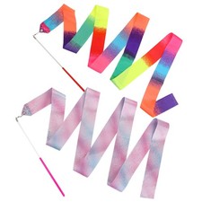 2pcs rhythmic dance ribbons - 2pcs,