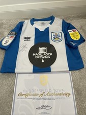 Signed Match Worn Shirt. Lewis