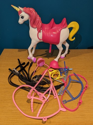 White horse barbie - horse, unicorn