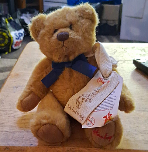 Hamleys mini brown plush teddy - hamleys,