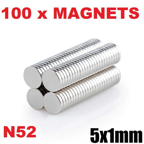 Magnets 5x1 neodymium disc - 5x1, mm
