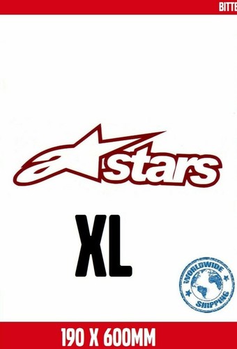 Alpinestars 190x600mm decal - alpinestars,