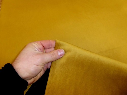 Plush plain velvet - plain, upholstery