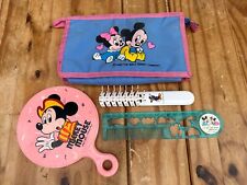 RARE Vintage Minnie Mouse Disney Vanity Set - Mirror, Comb, and Brush