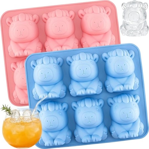 Capybara ice cube tray - 3d,