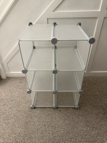 Interlocking cube shoe - interlocking, storage