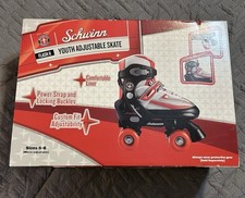 Schwinn Youth Adjustable Roller Skates Sizes 5-6-7-8 Red White Flash II