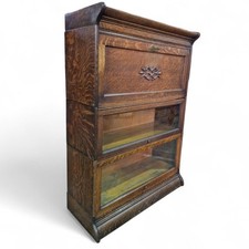Stacking bookcase bureau oak - stacking,