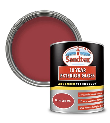 Sandtex year pillar box red - 10,