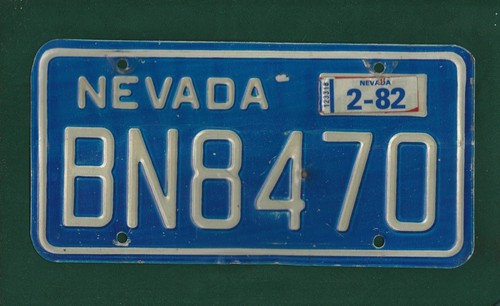Bn8470 nevada 1982 - bn8470,