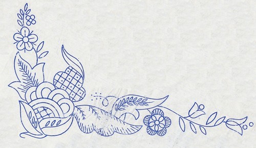 Vintage embroidery transfer - embroidery,