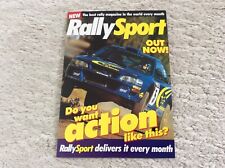 RALLY SPORT Magazine Subaru Impreza WRC Richard Burns ? Card Postcard