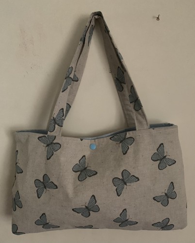 Handmade butterfly tote - handmade, bag
