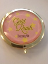 BNWOT BENEFIT MIRROR COMPACT LTD ED GOLD RUSH WANTED GILT-Y OF LOOKING TOO GOOD!