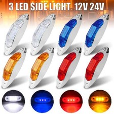 Led Blue Red Amber White Side