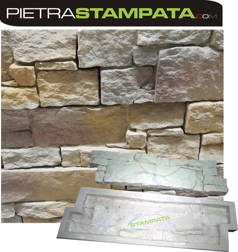 Stone veneer rubber - rubber, mold