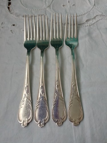 Set four vintage silver - set, of