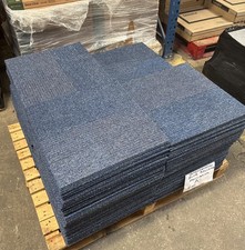 Interface Transformation Blue Carpet Tiles Reclaimed Grade A - 20 Tiles/5SQM