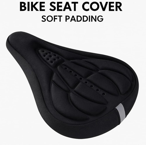 Soft gel bike seat cover - soft,