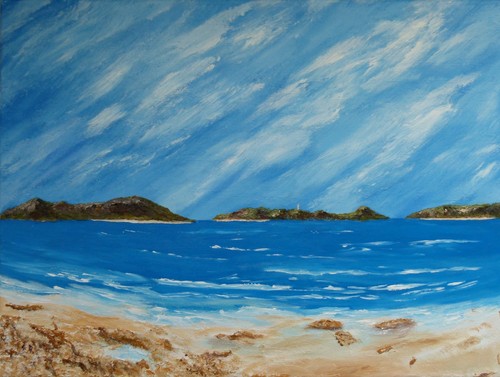 Acrylic painting canvas - acrylic, on
