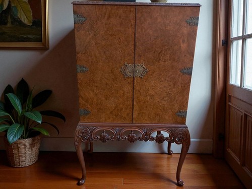 Antique walnut cocktail - walnut,