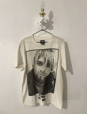 Kurt Cobain Memorial T-Shirt 90s Vintage Large Nirvana Grunge Tee
