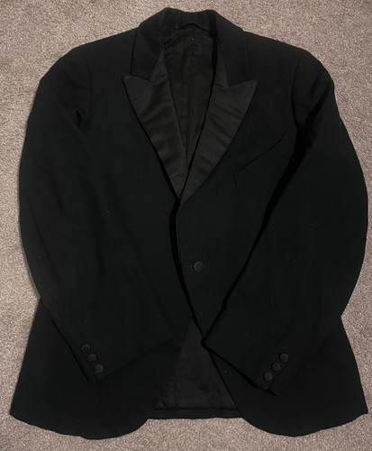 Vintage 50s black heavy - vintage, lined