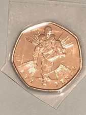 2006 50p Fifty Pence COIN Victoria Cross Wounded Soldier Uncirculated UK BUNC
