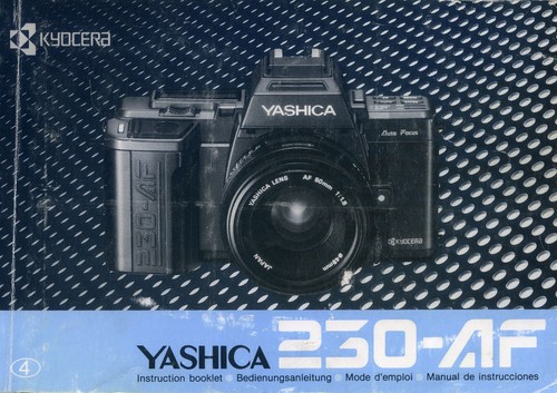 Yashica 230 instruction - 230-af,