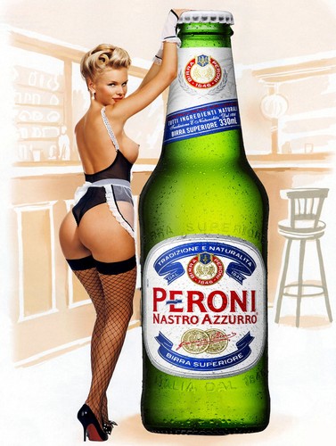 Peroni retro metal - retro, aluminium