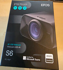 EPOS (Sennheiser) S6 Webcam 4k Gaming or Streaming Camera