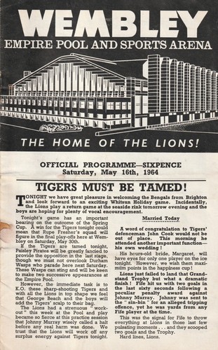 Wembley lions brighton - wembley, v